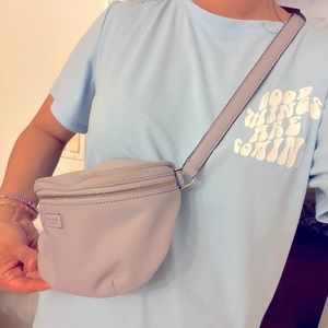 purple fanny pack